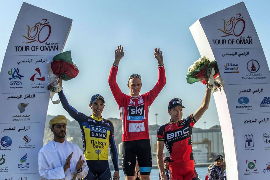 Tour dell’Oman, 16.02.2013: Froome vince su Contador ed Evans (AFP)